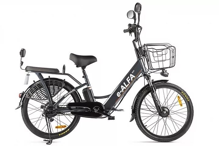 Электровелосипед Велогибрид Green City e-Alfa new черный-2151 от компании ООО Мотоэнергия - фото 1