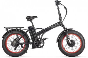 Электровелосипед Велогибрид Volteco Bad Dual New черно-красный-2302