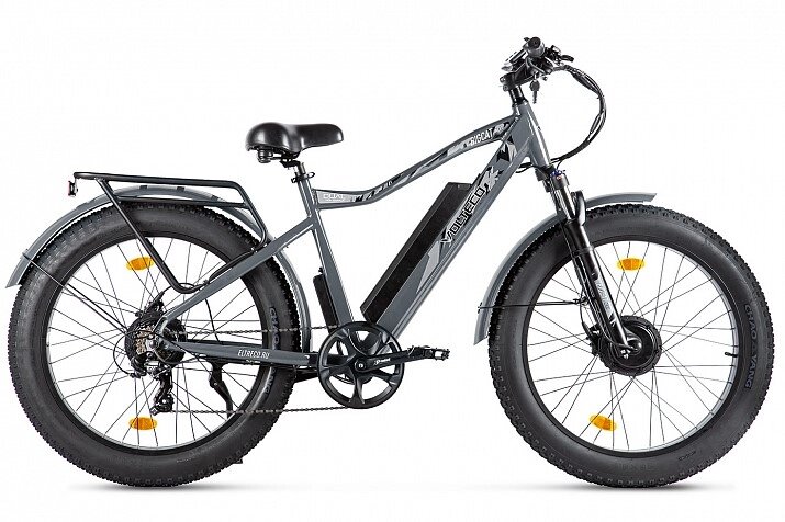 Электровелосипед Велогибрид Volteco BigCat Dual Next серый-2309 от компании ООО Мотоэнергия - фото 1
