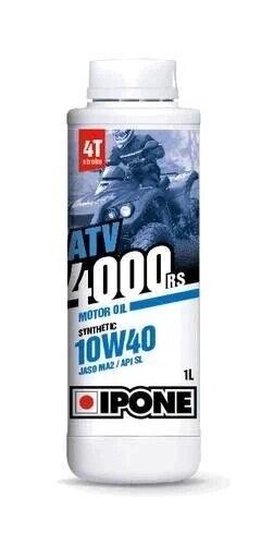 Масло для квадроцикла IPONE ATV 4000 RS 10W40 моторное, Synthetic 1 л от компании ООО Мотоэнергия - фото 1