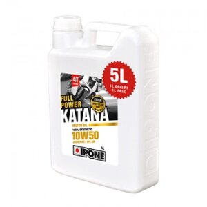 Масло для мотоцикла IPONE FULL POWER katana 10W50 100% synthetic 5 л, promo 4 + 1л
