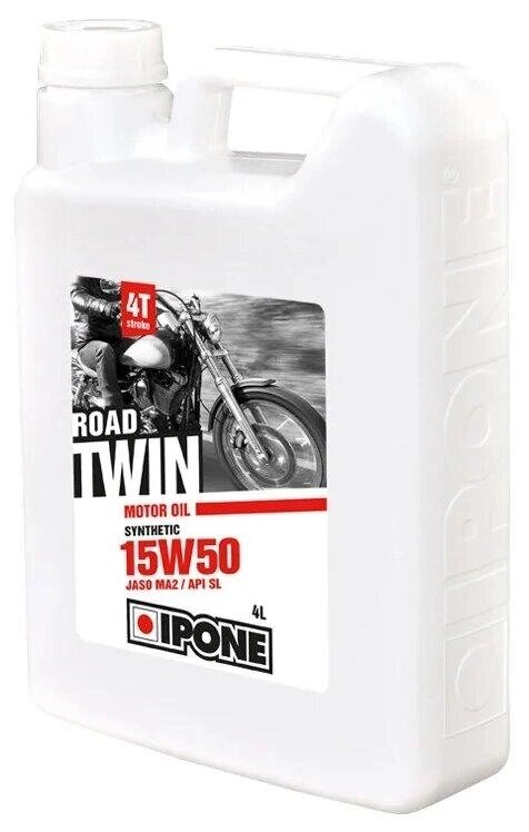 Масло для мотоциклов IPONE Road Twin 15W50 Synthetic 4 л от компании ООО Мотоэнергия - фото 1