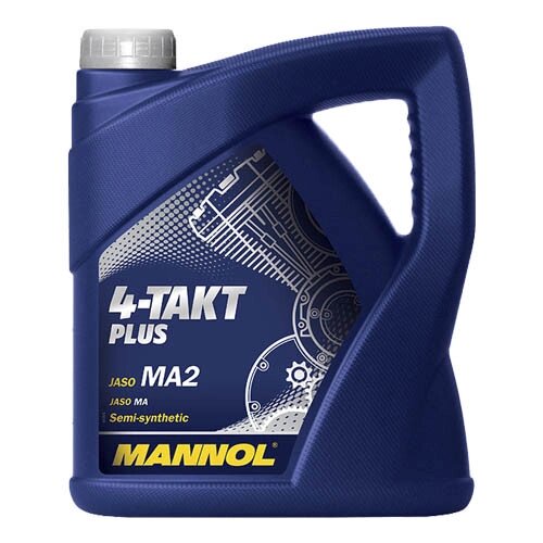 Моторное масло MANNOL 4-Takt Plus 10W-40 4L от компании ООО Мотоэнергия - фото 1