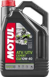 Масло для квадроцикла Motul полусинтетическое ATV-UTV Expert 4T 10w40 4л