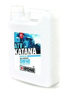Масло для квадроцикла IPONE KATANA ATV 5W40 100% Synthetic 4 л