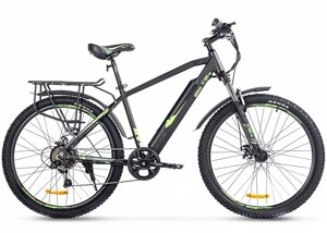 Электровелосипед Велогибрид Eltreco XT 800 Pro черно-зеленый-2669