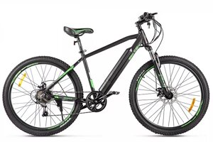Электровелосипед Велогибрид Eltreco XT 600 Pro черно-зеленый-2663