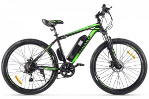 Электровелосипед Велогибрид Eltreco XT 600 черно-зеленый