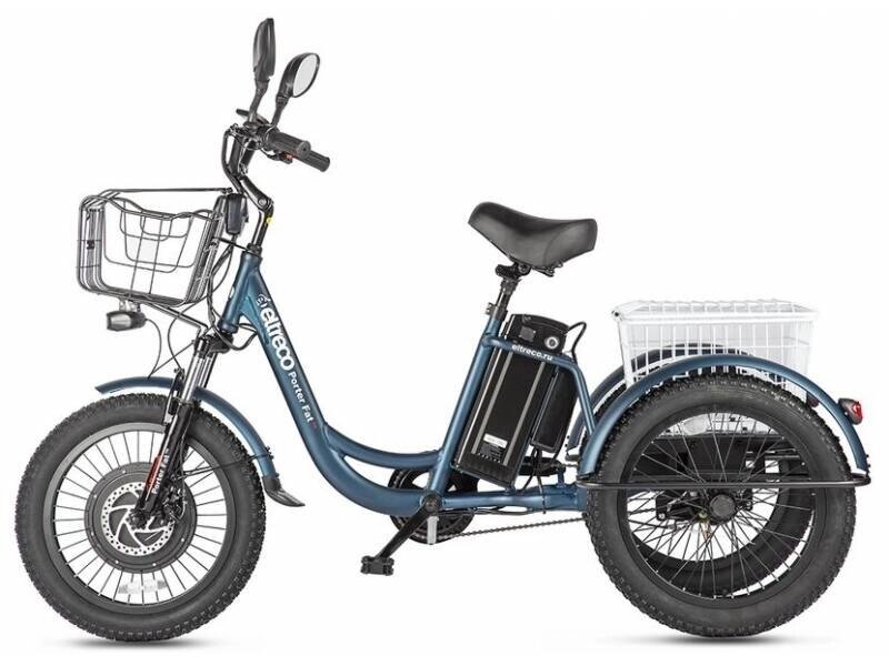 Трехколесный электрический велосипед Eltreco Porter Fat 500 от компании ООО Мотоэнергия - фото 1