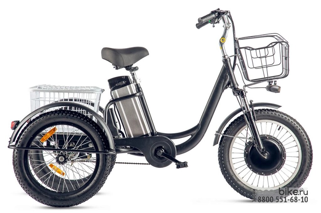 Трехколесный велосипед электро Eltreco Porter Fat 500 UP от компании ООО “МОТОЭНЕРГИЯ” - фото 1