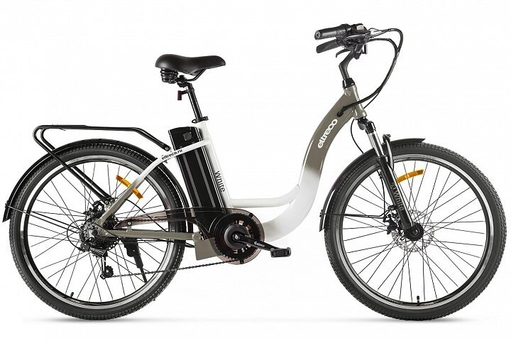 Велосипед электро ELTRECO WHITE 250W от компании ООО Мотоэнергия - фото 1