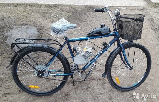Велосипед с бензиновым мотором Stels 79cc от компании ООО “МОТОЭНЕРГИЯ” - фото 1