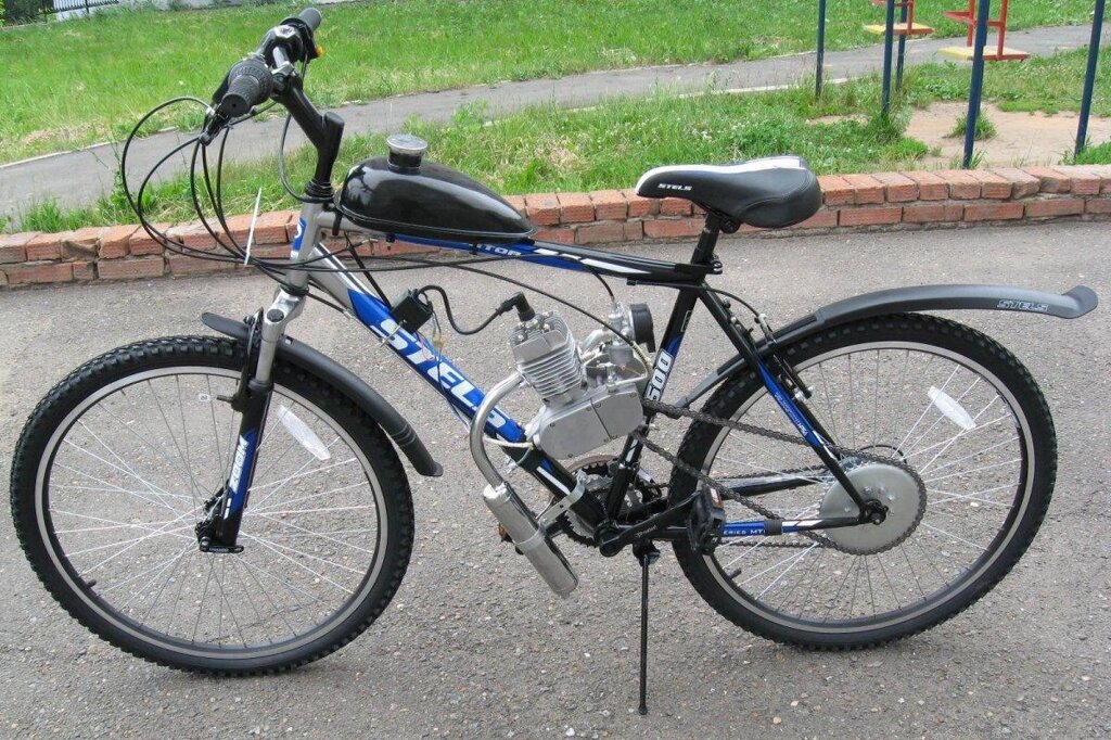 Велосипед с мотором 80сс от компании ООО Мотоэнергия - фото 1