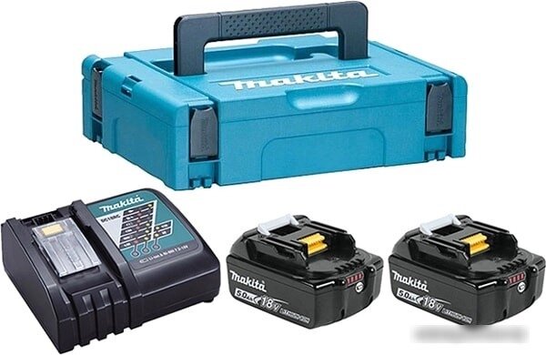 Аккумулятор Makita BL1850B + DC18RC (18В/5.0 а*ч + 18В) от компании Easybuy-top - фото 1