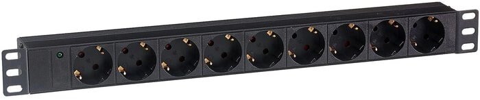 Блок розеток ExeGate ServerPro PDU-19H901 Al-9S-C14 от компании Easybuy-top - фото 1