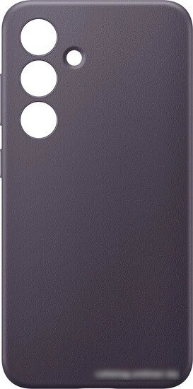 Чехол для телефона Samsung Vegan Leather Case S24+ (темно-фиолетовый) от компании Easybuy-top - фото 1