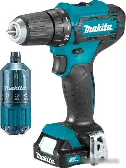 Дрель-шуруповерт Makita DF333DWYE4 (с 2-мя АКБ, кейс) от компании Easybuy-top - фото 1