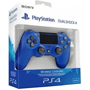 Джойстик PS4 беспроводной DualShock 4 Wireless Controller (Синий)