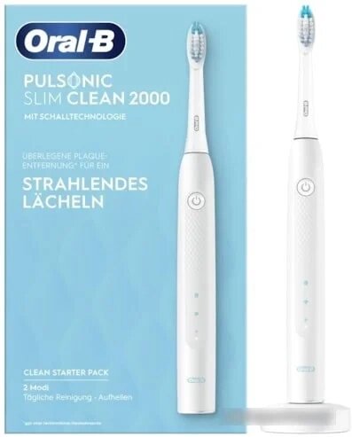 Электрическая зубная щетка Oral-B Pulsonic Slim Clean 2000 (белый) от компании Easybuy-top - фото 1