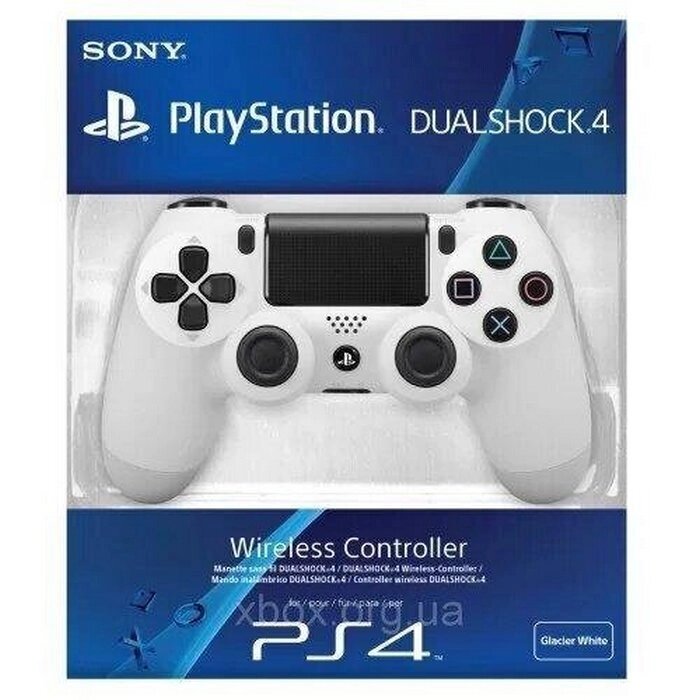 Геймпад беспроводной DualShock PS4 Wireless Controller (Белый) от компании Easybuy-top - фото 1