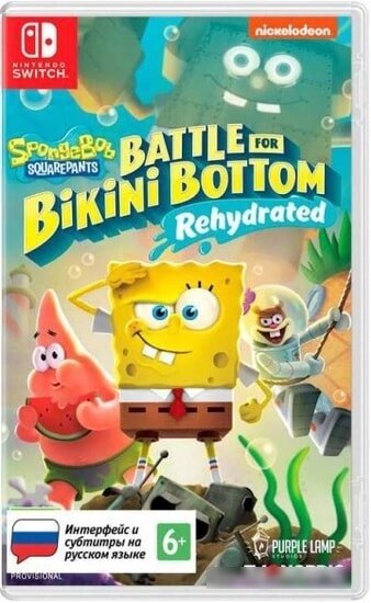 Игра SpongeBob SquarePants: Battle For Bikini Bottom - Rehydrated для Nintendo Switch от компании Easybuy-top - фото 1