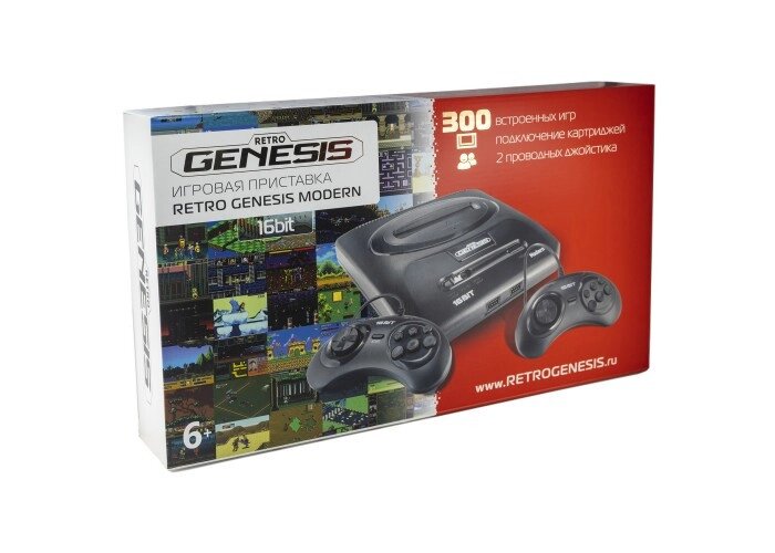 Игровая приставка Retro Genesis Modern + 300 игр от компании Easybuy-top - фото 1