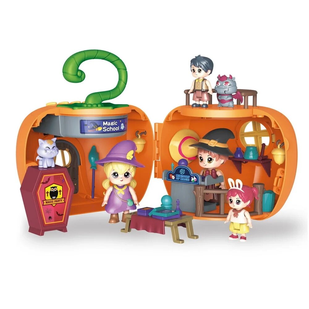 Игровой набор PITUSO Домик с куколками Magic Pumpkin HW22004974 от компании Easybuy-top - фото 1