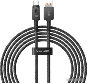 Кабель Baseus Unbreakable Series Fast Charging Data Cable 100W USB Type-A - USB Type-C (2 м, черный)