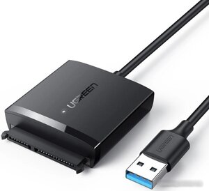 Кабель ugreen CM257 60561 USB type-A - SATA (черный)