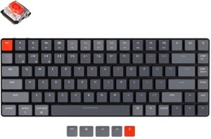 Клавиатура Keychron K3 Wireless V2 RGB K3-B1 (Gateron G Pro Red)