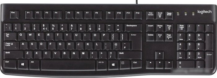 Клавиатура Logitech K120 920-002583 (нет кириллицы) от компании Easybuy-top - фото 1