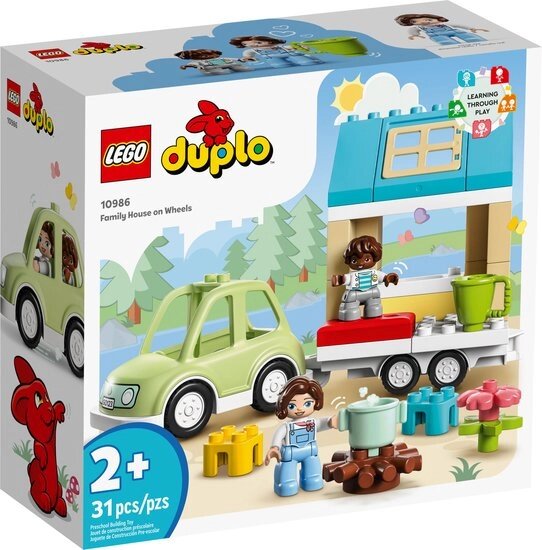 Конструктор LEGO Duplo 10986 Семейный дом на колесах от компании Easybuy-top - фото 1