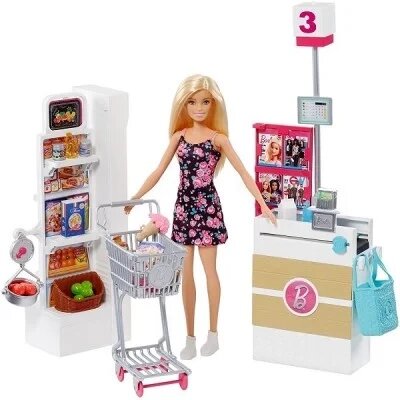 Кукла Barbie Супермаркет FRP01