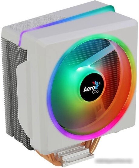 Кулер для процессора AeroCool Cylon 4F WH ARGB PWM 4P от компании Easybuy-top - фото 1