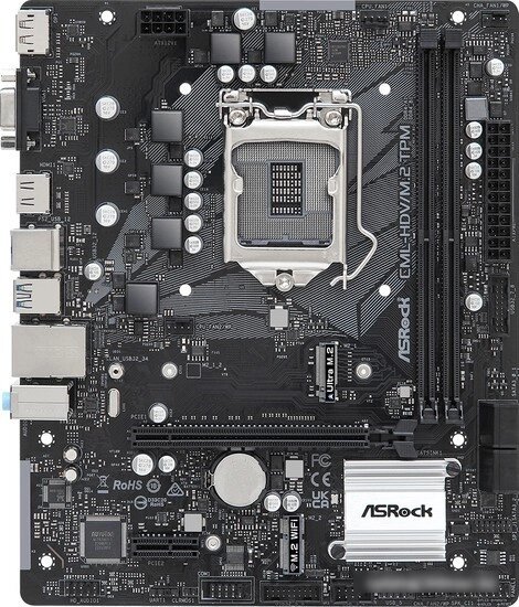 Материнская плата ASRock CML-HDV/M. 2 TPM R2.0 от компании Easybuy-top - фото 1