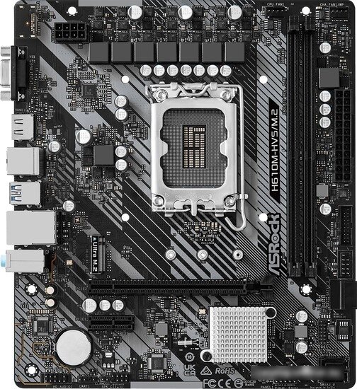 Материнская плата ASRock H610M-HVS/M. 2 R2.0 от компании Easybuy-top - фото 1