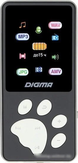 MP3 плеер Digma S4 8GB (серый/серебристый) от компании Easybuy-top - фото 1