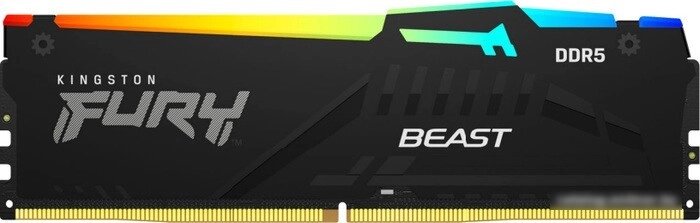 Оперативная память Kingston FURY Beast RGB 16ГБ DDR5 6400 МГц KF564C32BBA-16 от компании Easybuy-top - фото 1