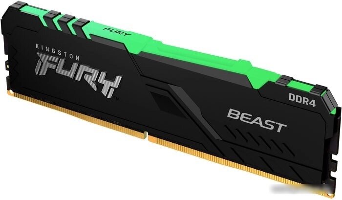 Оперативная память Kingston FURY Beast RGB 32ГБ DDR4 3200 МГц KF432C16BB2A/32 от компании Easybuy-top - фото 1