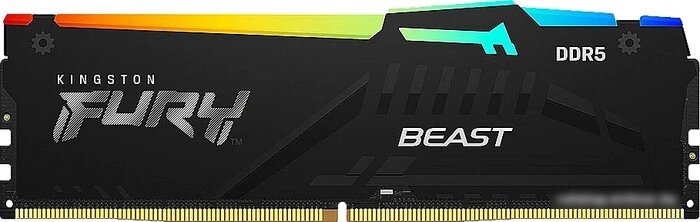 Оперативная память Kingston FURY Beast RGB 8ГБ DDR5 5600 МГц KF556C40BBA-8 от компании Easybuy-top - фото 1