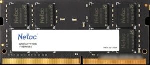 Оперативная память netac basic 4GB DDR4 sodimm PC4-21300 NTBSD4n26SP-04