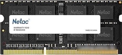 Оперативная память Netac Basic 8GB DDR3 SODIMM PC3-12800 NTBSD3N16SP-08 от компании Easybuy-top - фото 1