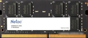 Оперативная память netac basic 8GB DDR4 sodimm PC4-21300 NTBSD4n26SP-08