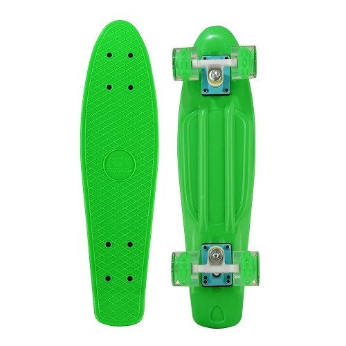 Penny board (пенни борд) RGX PNB-01GW 22" Green LED от компании Easybuy-top - фото 1