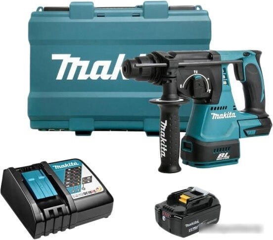 Перфоратор Makita DHR242RT (с 1-им АКБ, кейс) от компании Easybuy-top - фото 1