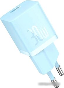 Сетевое зарядное Baseus GaN5 Fast Charger Mini 1C 30W CCGN070603 (голубой)