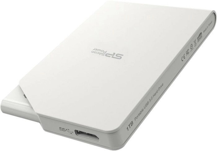 Внешний жесткий диск Silicon-Power Stream S03 2TB White (SP020TBPHDS03S3W) - доставка