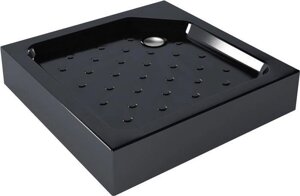 Душевой поддон Метакам Universal Black N 90x90 АПS_013576 (квадратный)