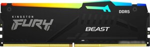 Оперативная память Kingston FURY Beast RGB 8ГБ DDR5 5200МГц KF552C36BBEA-8