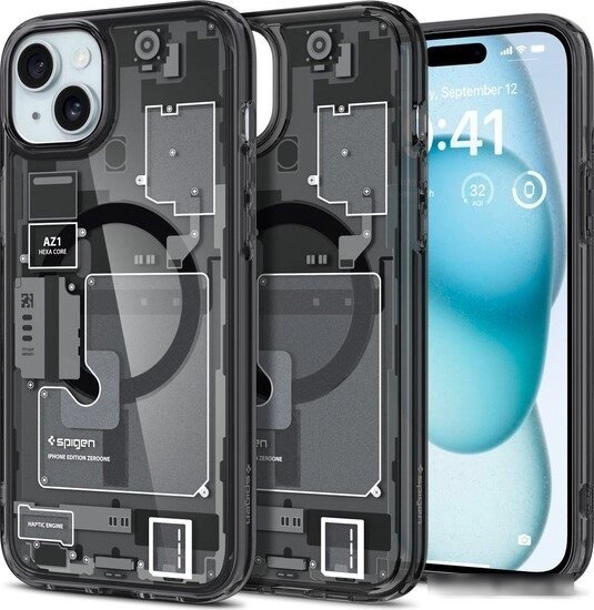 Чехол для телефона Spigen Ultra Hybrid Zero One (Mag. Fit) для iPhone 15 ACS06806 (разноцветный) - характеристики